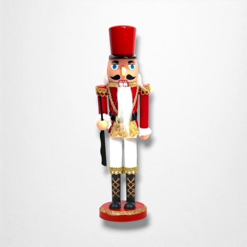 28cm Red Plastic Nutcracker A