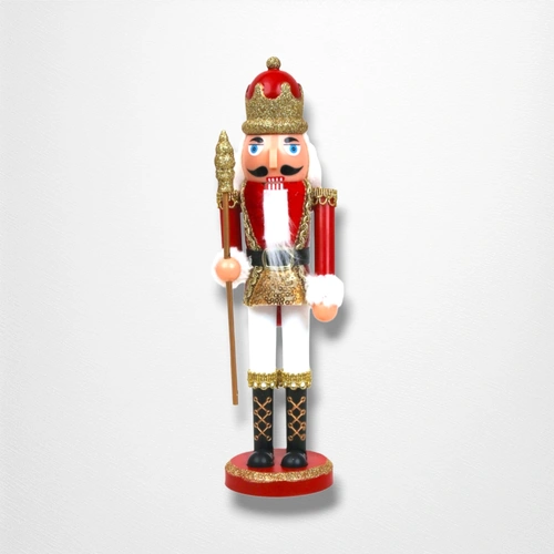 28cm Red Plastic Nutcracker B