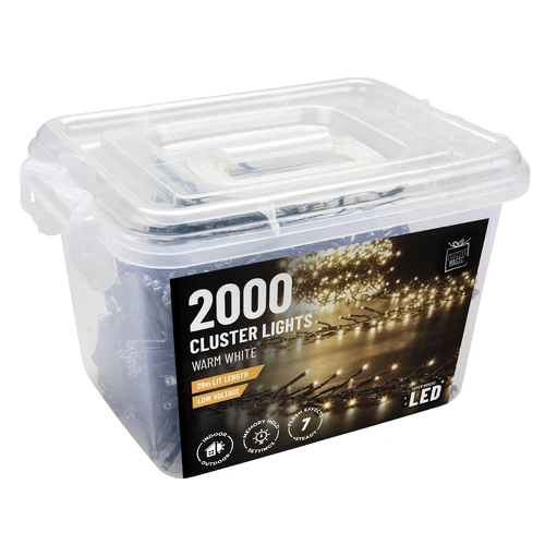 29M Warm White LED Cluster/Firecracker Light 