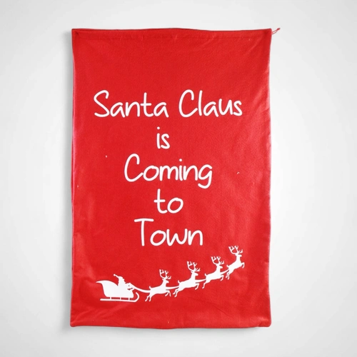 Red & White Felt Sack (D) 
