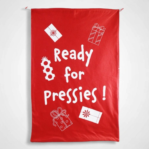 Red & White Felt Sack (G)