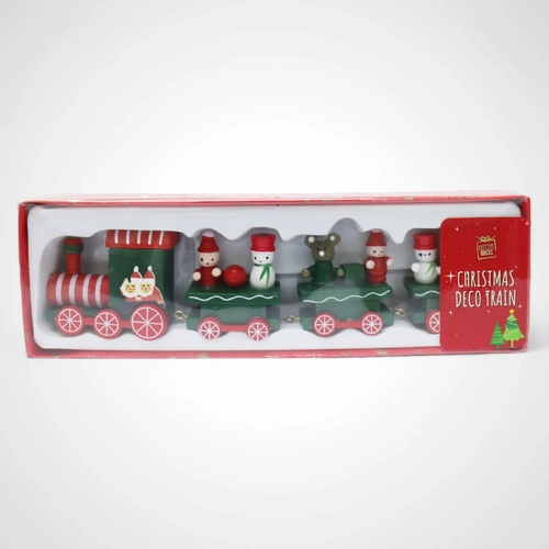 Retro Green Train Table Deco - Avail October 2025