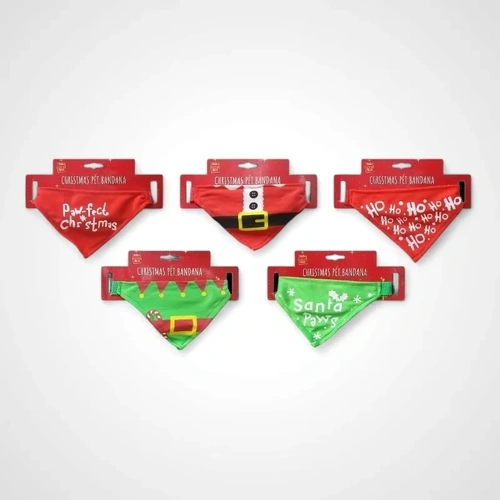Christmas Pet Bandana-  Assorted