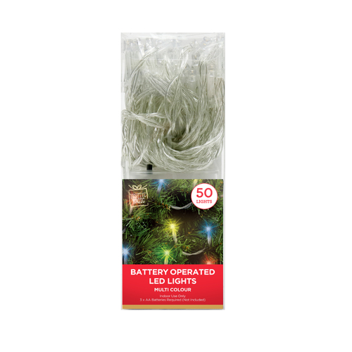 4.9m Multi Battery Operated String Light  