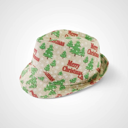 Vintage Christmas Trilby Hat A - Available early Sept 2025