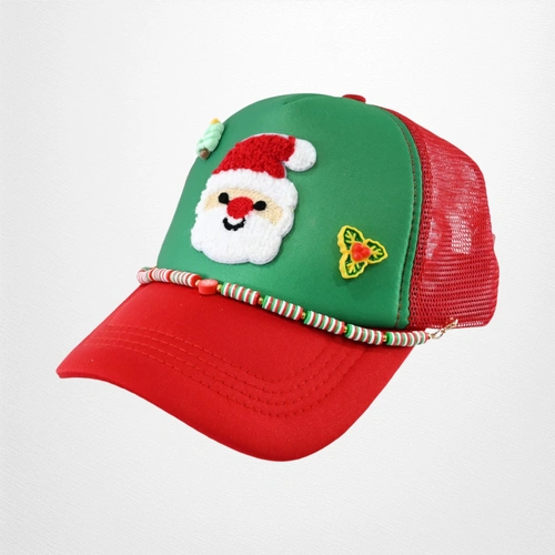Decorated Trucker Hat w/Chain A