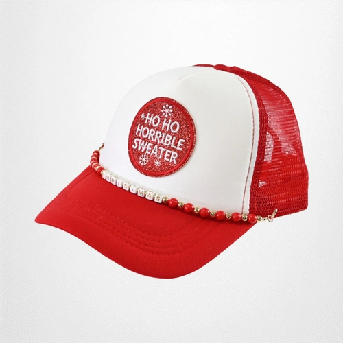 Decorated Trucker Hat w/Chain D