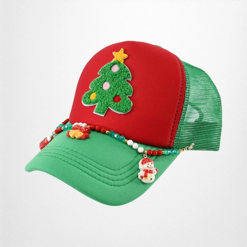 Decorated Trucker Hat w/Chain E
