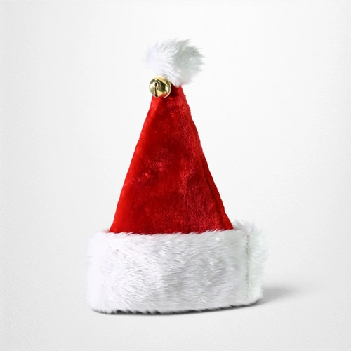 Super Plush Santa Hat w/Bell