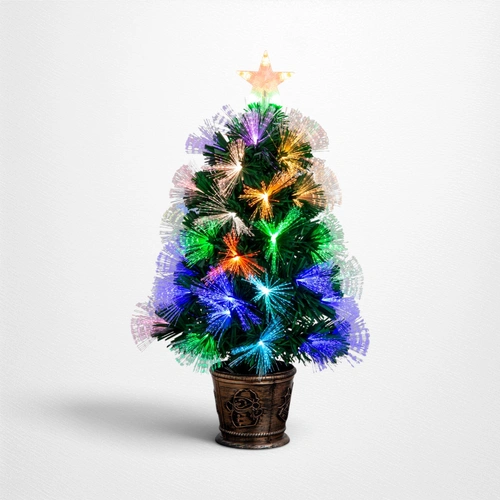 Green F/Optic Potted Table Tree - 60cm