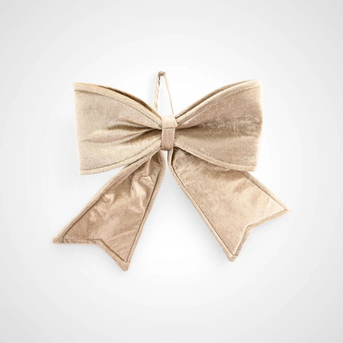Hanging Gold Velvet Bow - Available Oct 2025