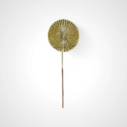 51.5cm Gold Pleated Fan Pick - Available October 2025