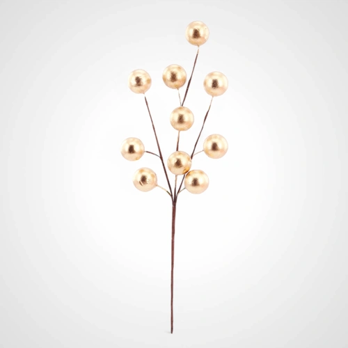 40cm Large Gold Berry Pick - Available October 2025