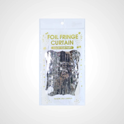 Silver Tinsel Curtain 1m x 2m - Available October 2025