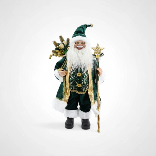 60cm Santa Velvet Royal Green - Available October 2025