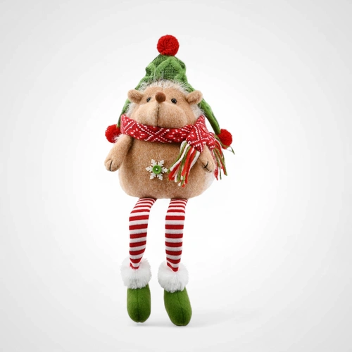 Festive Hedgehog Shelf Sitter B - Avail Oct 2025