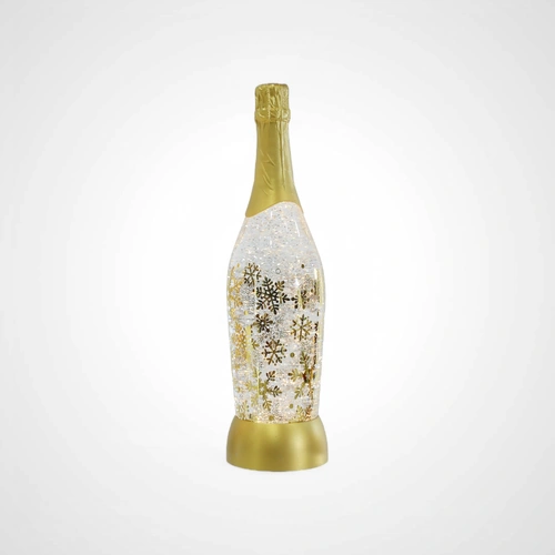 USB Gold Glitter Swirl Champagne Bottle C - Avail Oct 2025