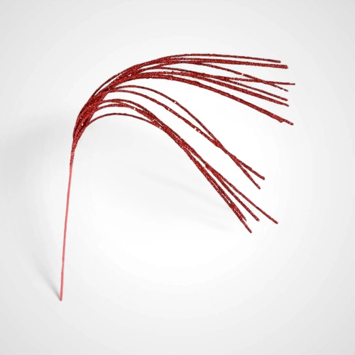 Red Draping Grassy Pick 75cm - Avail Oct 2025