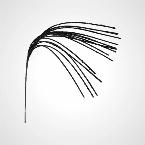 Black Draping Grassy Pick 75cm - Avail Oct 2025