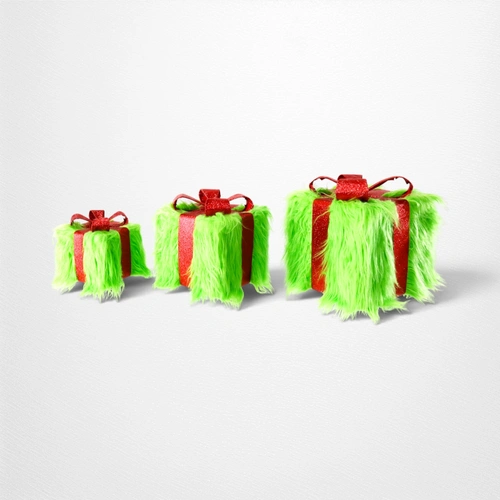 Mean Green Shaggy Presents - 3 Pc Set