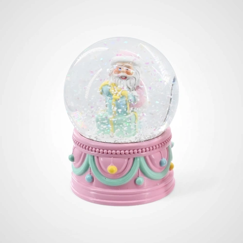 65mm Pastel Santa Waterball A - Available October 2025