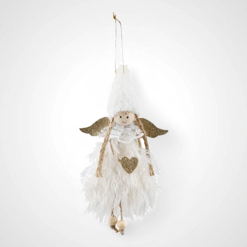 20.5cm White Fairy w/Bell 