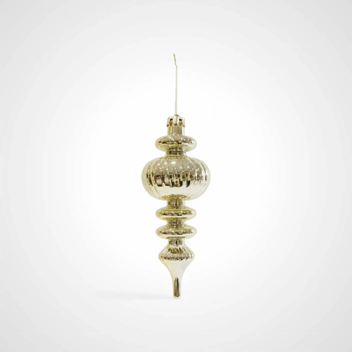 23cm Gold Hanging Finial Deco - Avail Oct 2025