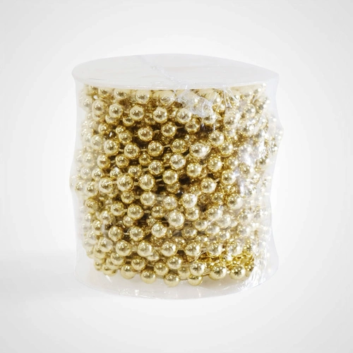 8m Gold Christmas Bead Garland - Avail Oct 2025