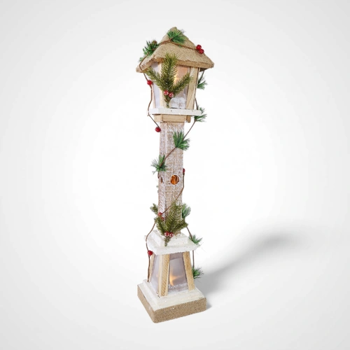 LED Berry Garland Lamp Post B - Available October 2025