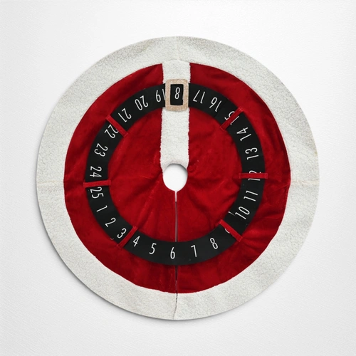 Countdown Christmas Tree Skirt - 105cm