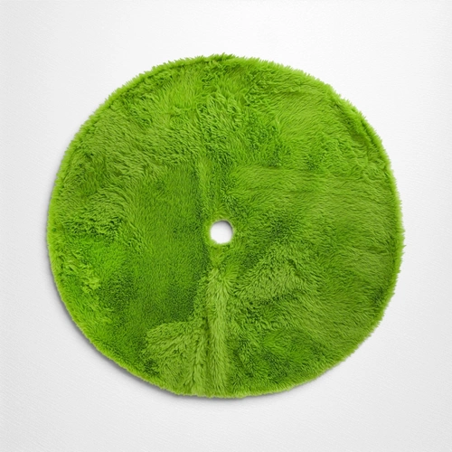 Mean Green Shaggy Tree Skirt - 120cm