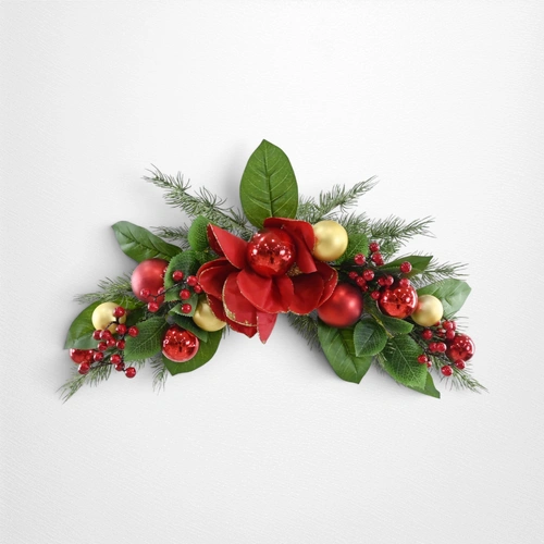 Magnolia Bauble Swag