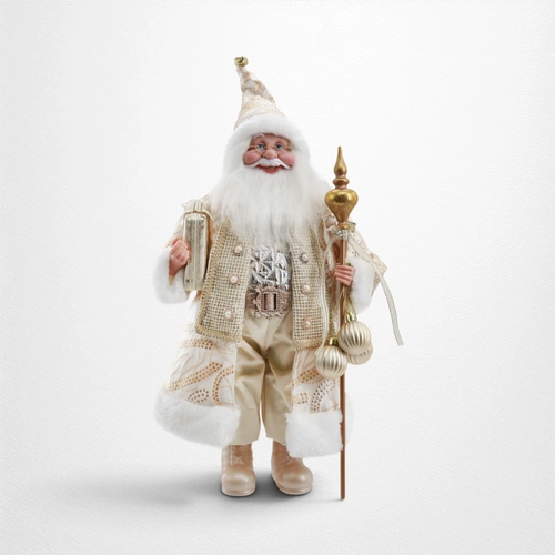 Deluxe Gold Polar Santa Figure C