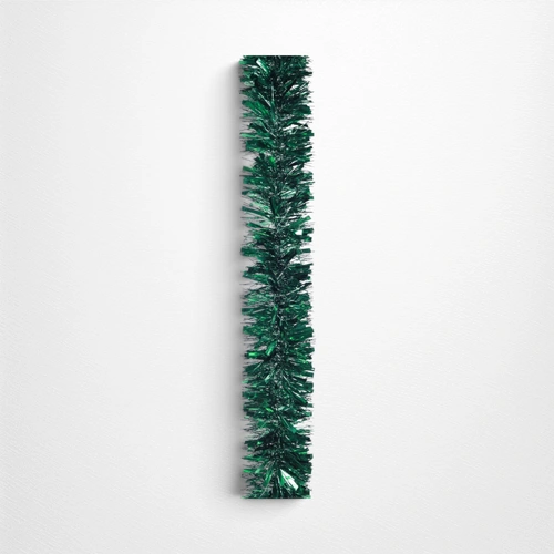Green Dark Mix Cut Tinsel - 2m