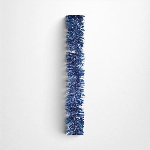 Blue Dark Mix Cut Tinsel - 2m