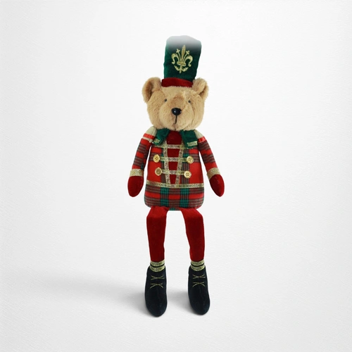 Green Regent Velvet Sitting Bear A