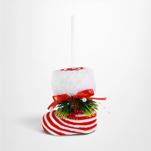 Plush Candy Cane Tree Decoration C - 13cm