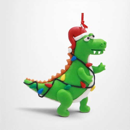 Green Hanging Dinosaur