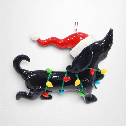 Hanging Glossy Dachshund A 