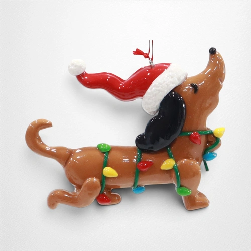 Hanging Glossy Dachshund B
