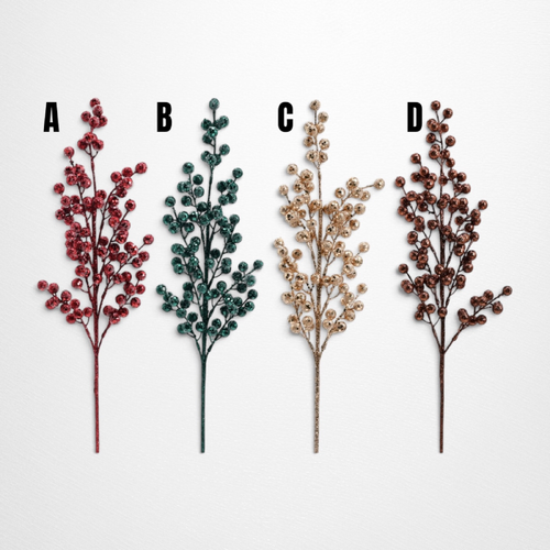 Green Icy Forest Berry Pick - 70cm