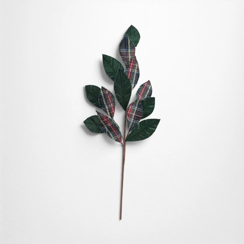 Green Tartan Heritage Leaf Pick - 73cm