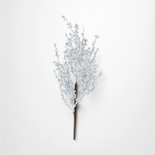White Pearl Mini Berry Pick - 42cm