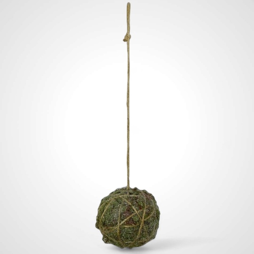 Artificial Moss Bauble - 12cm