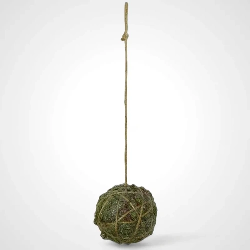 Artificial Moss Bauble - 12cm