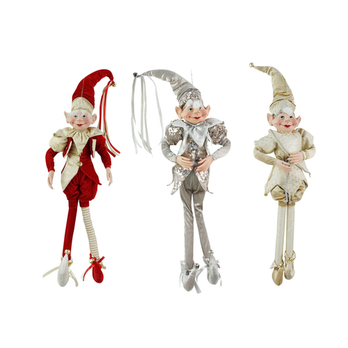 Luxury 90cm Whimsical Elf - 3 assorted