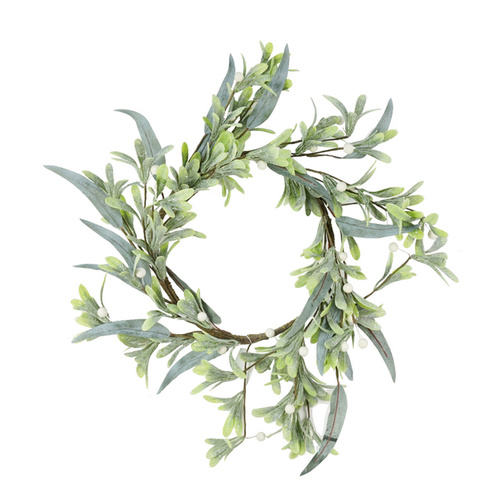 Mistletoe/Gum Wreath 45cm