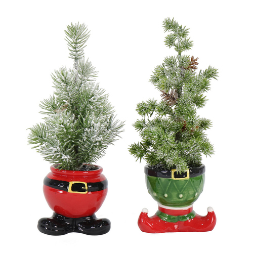 Potted Deco Tree Ceramic Pot - 2 choices