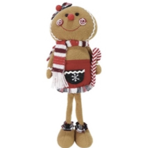 40cm Gingerbread Girl Plush Figurine.