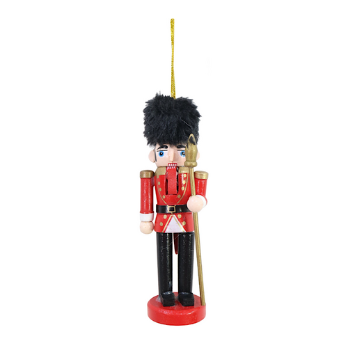 12.5cm Hanging Nutcracker with Septre - AVAIL OCT 2024